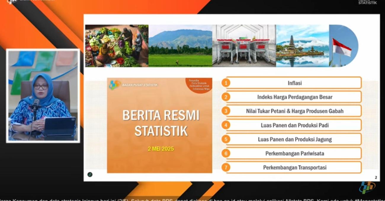 April 2025, BPS: Indonesia Alami Inflasi 1,17 Persen